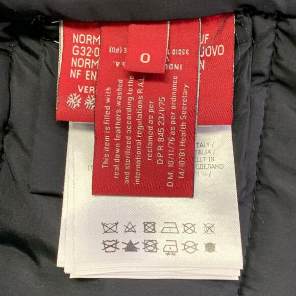 MONCLER by GIAMBATTISTA VALLI Size XS Cathy Navy Faux Fur Zip Pockets Coat - Picture 7 of 12